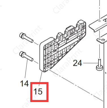 original Mimaki Roll stay GR for CG-100/130AR - M606705