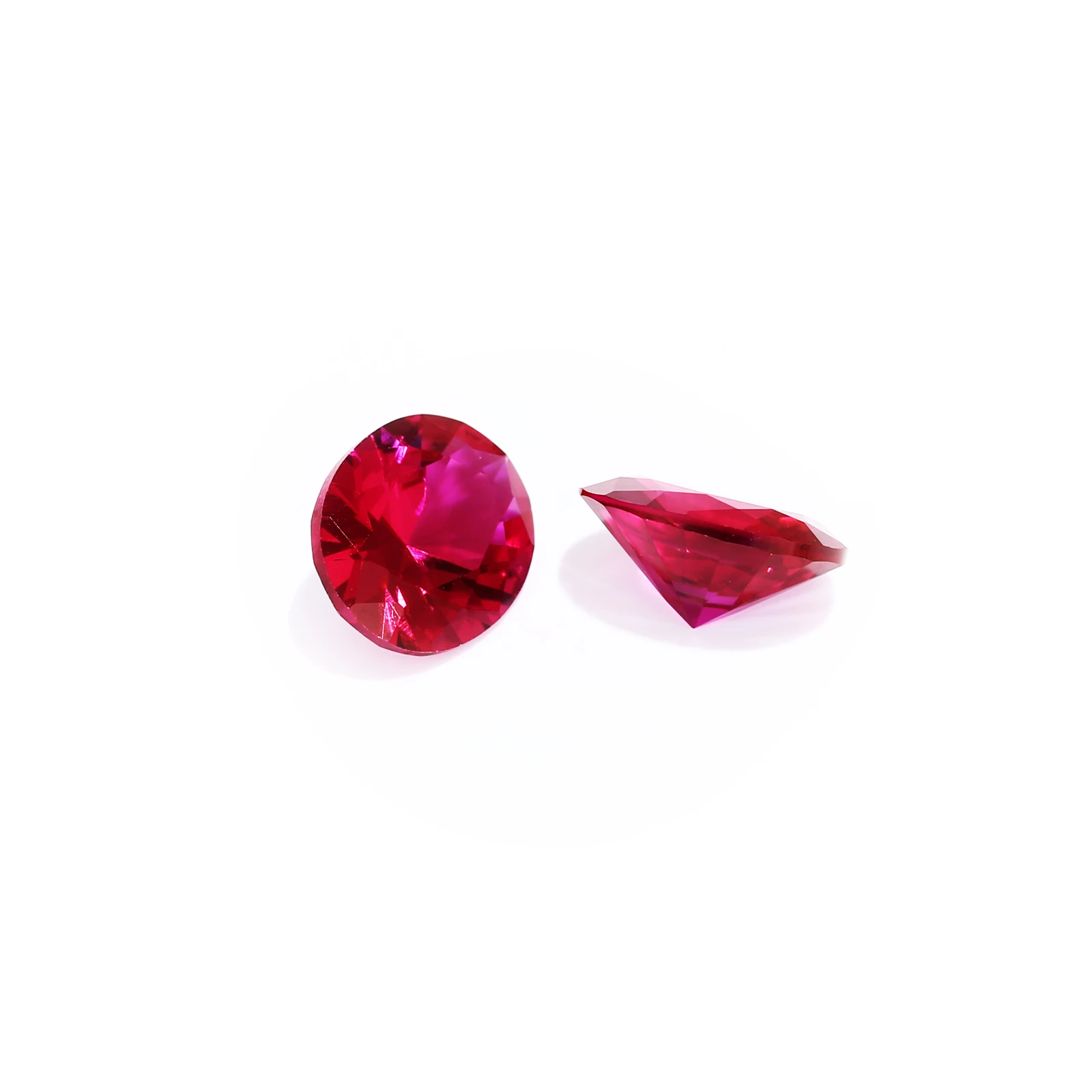Megan wholesale gems Oval Cut Loose Corundum Red Synthetic Ruby AAAAA Stones For women fine trendy fashion gift Jewelry Making