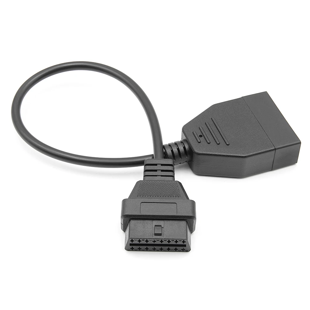 Кабель адаптера OBD1-OBD2 от 12 контактов до 16 для тестера аккумуляторов GM и Hyundai детектора считывателя кодов