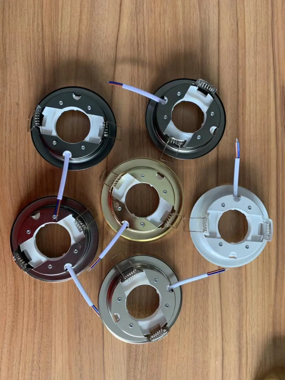 GX53 H4 Fixture GX53 LED LAMP holder PP+Iron materia GX53 LED lamp socket 230vac input voltage