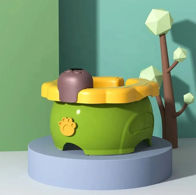 Cartoon Baby Potty Training Foldable Travel Potty Portable Children Toilet 2 in 1 Kids Chair Toilet