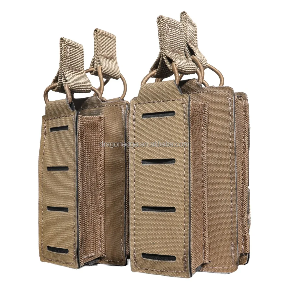SPARK TAC Laser Cut Magazine Pouch Customized Tactical equipment Magazine Pouch,Coyote Brown