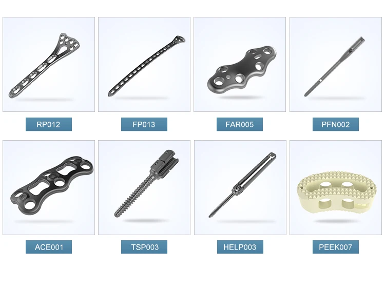 Canwell orthopedic implants locking plates, Locking Dynamic Compression Limited Contact Plate implant