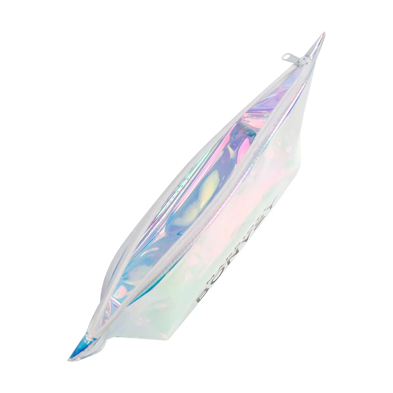 Manufacturer Custom Laser TPU gift packaging bag EVA zipper bag PVC handbag plastic packaging bag