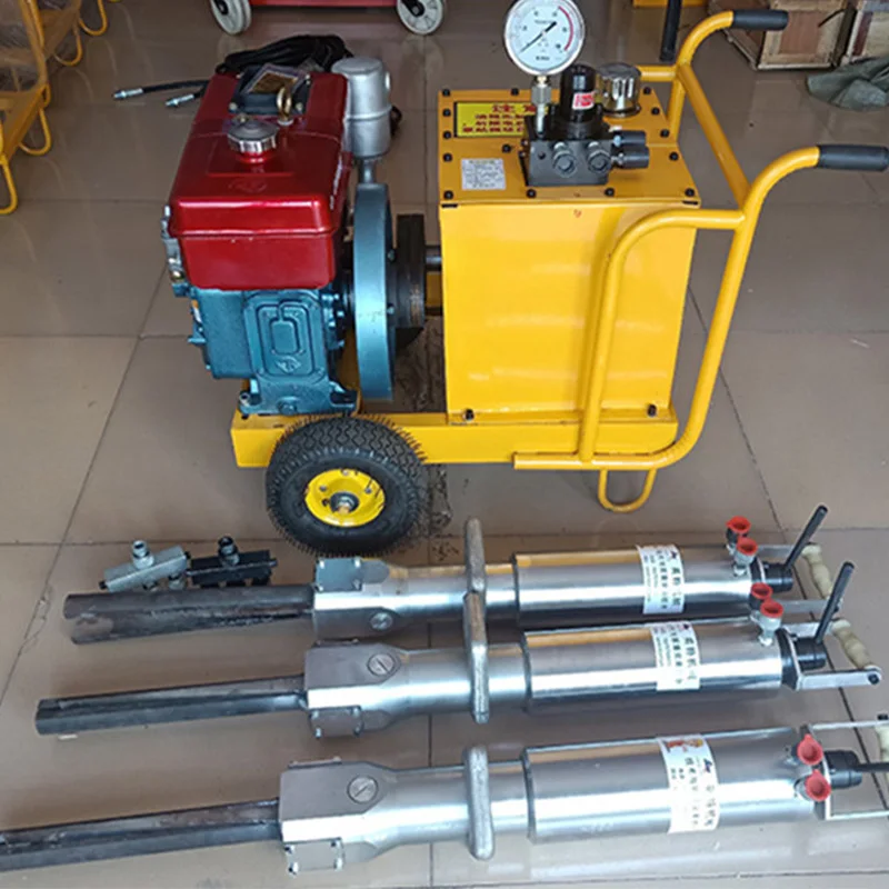 Rock splitting tool diesel hydraulic rock splitting machine made in China