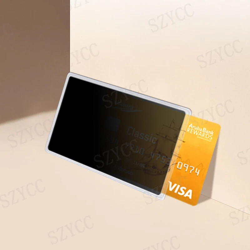 Anti Peep Anti Spy Card Holder Protector Privacy For Credit Card Id Card Privacy Protector