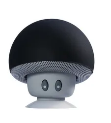 Mini Cartoon Portable Small Mushroom Head Wireless Blue tooth Speaker Silicone Suction Cup Speaker Phone Holder Audio