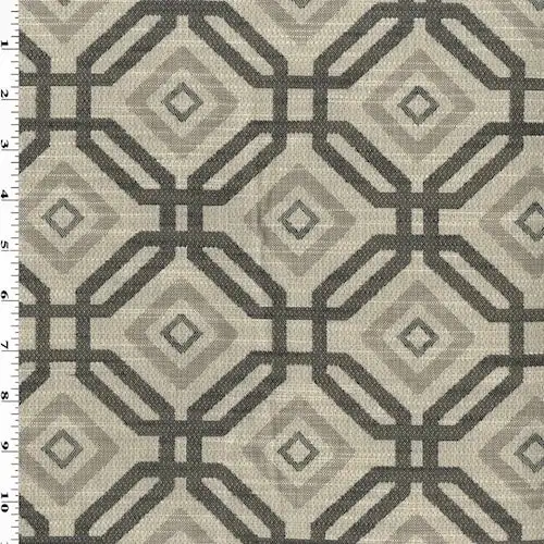 Factory Stock  beautiful cream beige black GEO design 50S Cotton 200*90 Jacquard  235cm stock  fabric for home textile