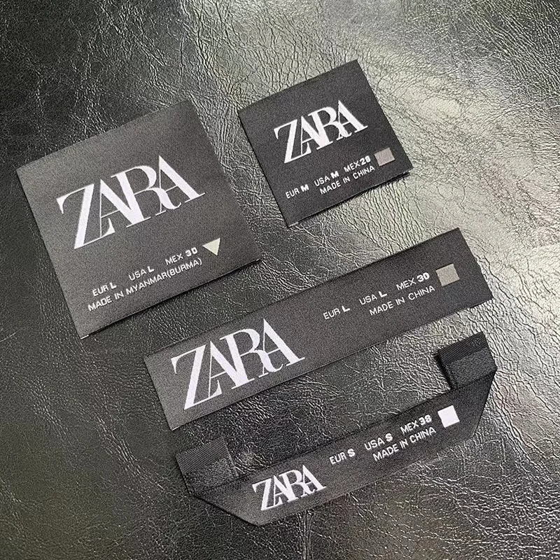 White Label Washable Clothing Neck Screen Garment Label Price Tag Clothing Label For Garments