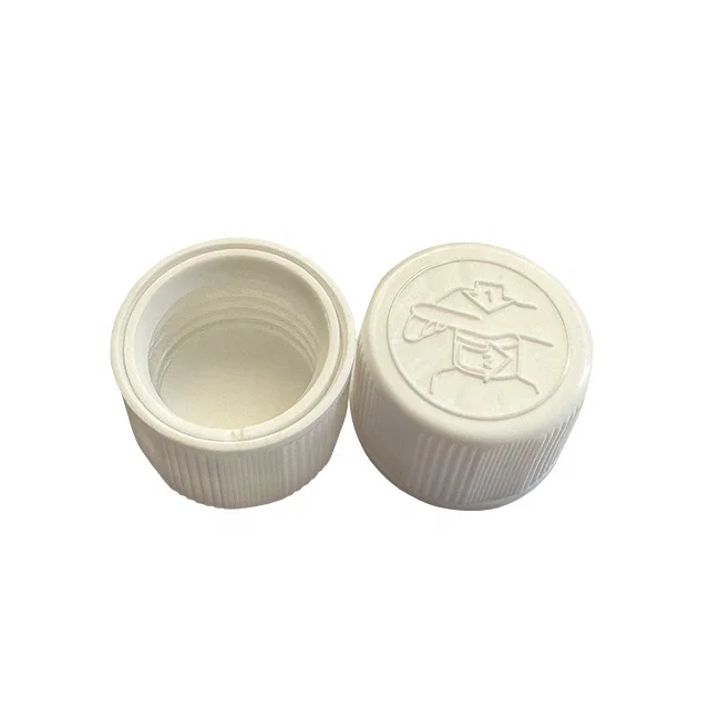 24mm 28mm 28-410 Plastic Screw Cap Pe Bottle Plastic Cap Child Proof Cap lids crc