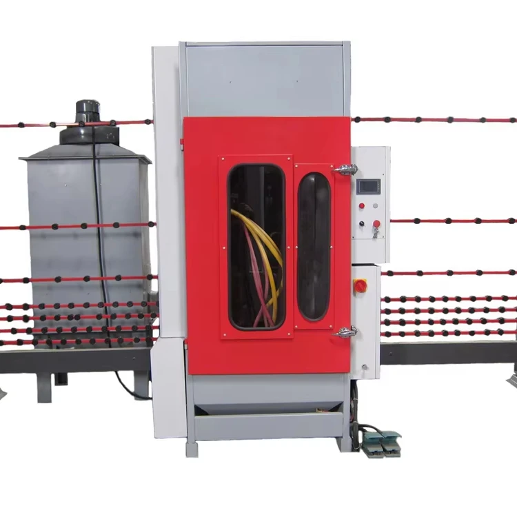 Fully Automatic Vertical Emery Glass Sand Blasting Machine for Manufacturing Plants Glass Factories Pump Engine Core Components