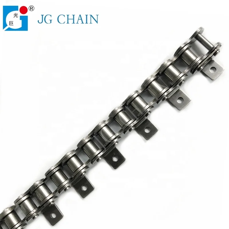 Factory direct sales Steel K conveyor roller chain din 08B-1 transmission chain with attachment