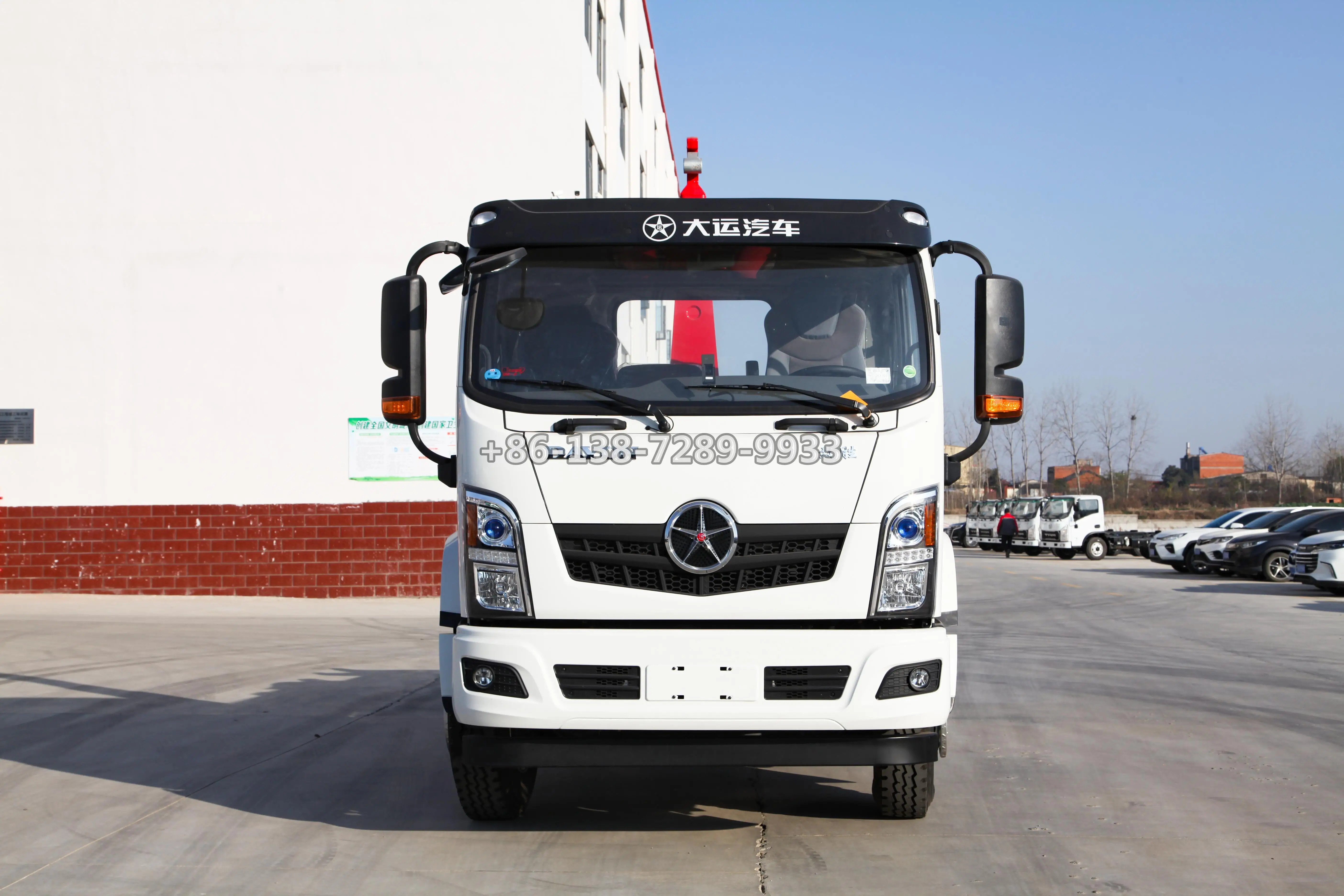 Dayun 9tons Hook arm garbage truck 10 tons Hydraulic Arm Hook Lift Garbage Truck 12tons Roll-off Hook Lifting Garbage Truck