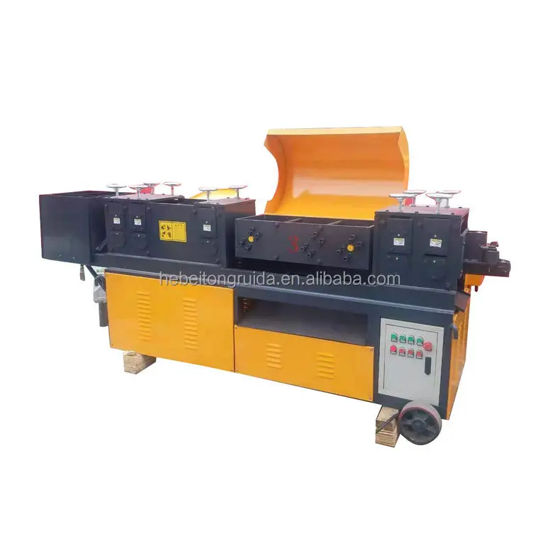 High Quality steel pipe straightening machine Pipeline rust removal corrector Greenhouse tube straightening machine