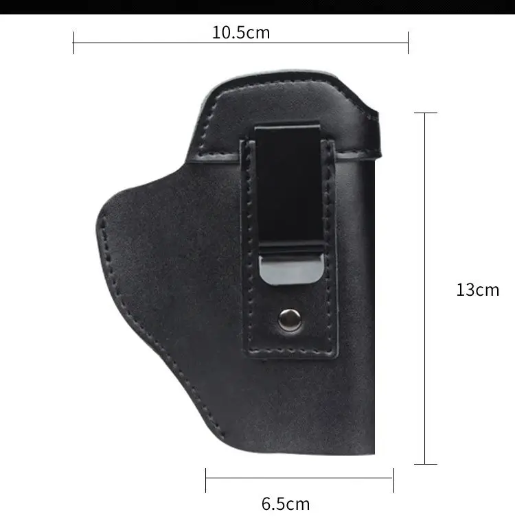 Tactical Gun Holster Right Left Belly Band IWB Soft Concealed Carry PU Gun Holster