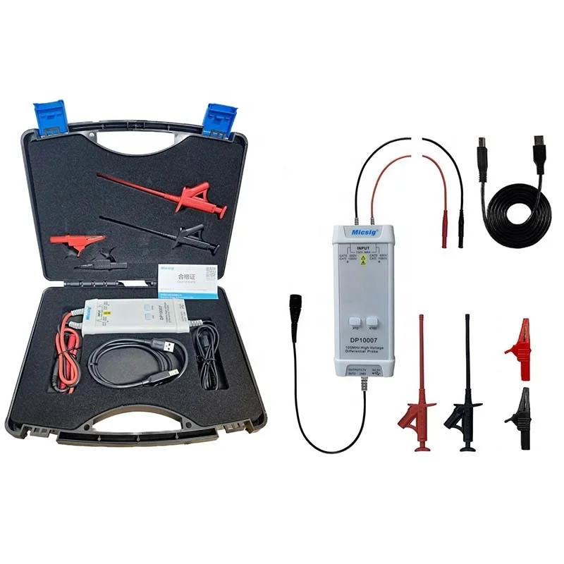Probes DP10007 Oscilloscope Probe 100MHZ 700V High Voltage Differential Probe Kit Accessory Oscilloscope Come With Box