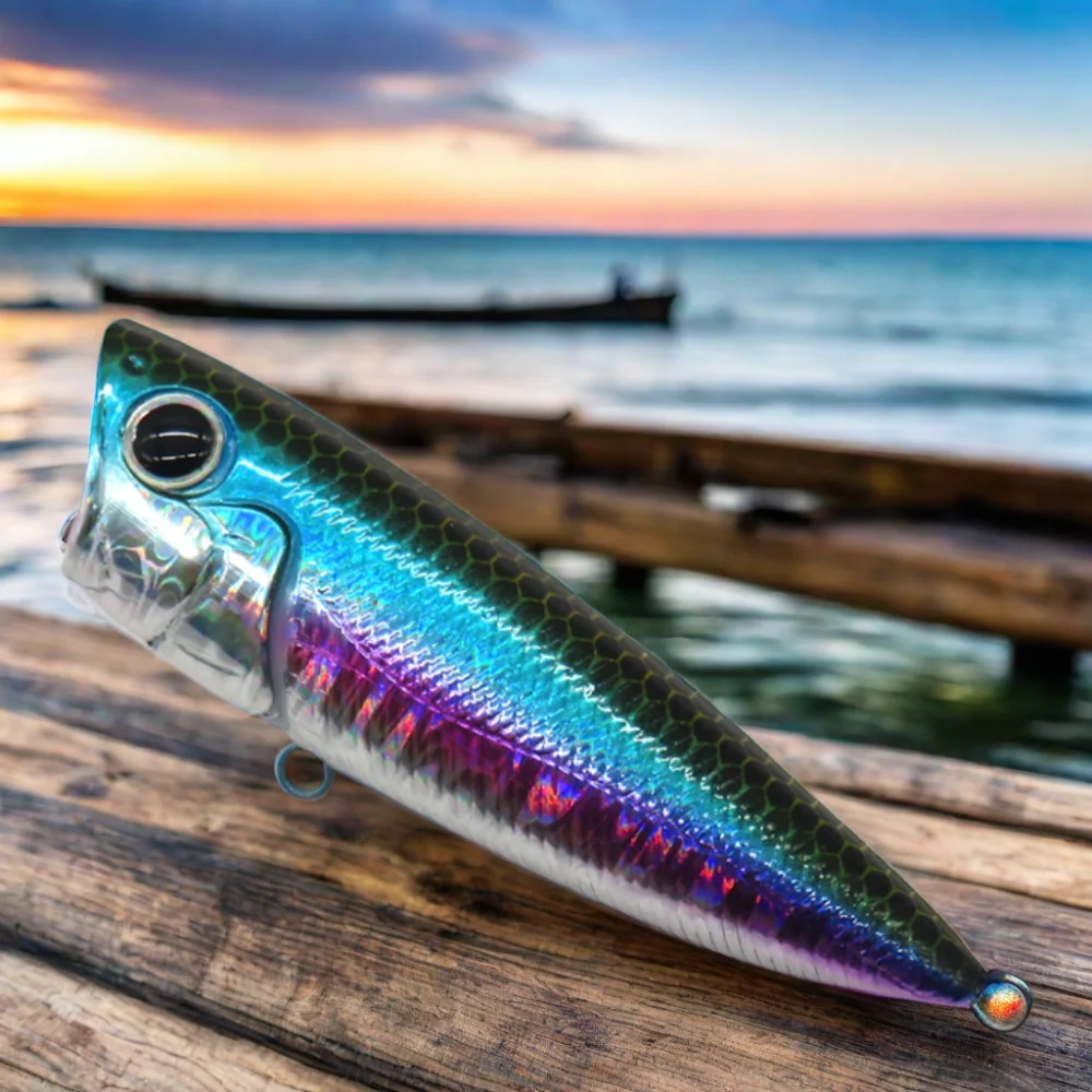 Long Casting Pencil Lure Popper Wobblers Fishing Lure Collection Big Game Stick Baits Good Action Abalone Shell Popper River