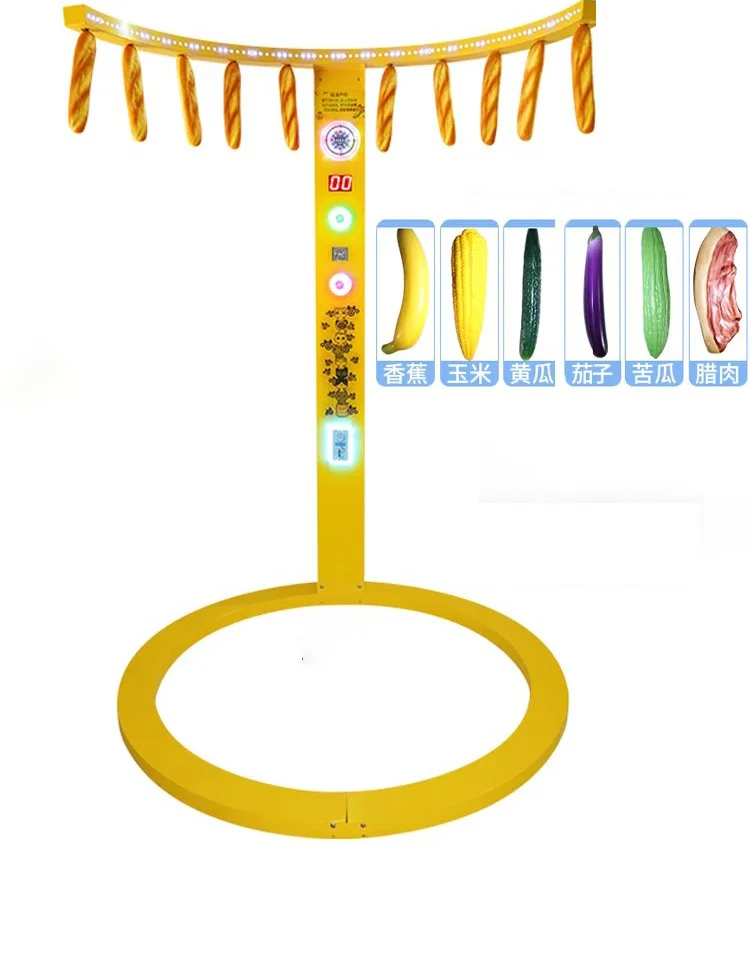 Reaction training coin operated timing triangle falling chips catch stick arcade  catch entertainment catch game machine