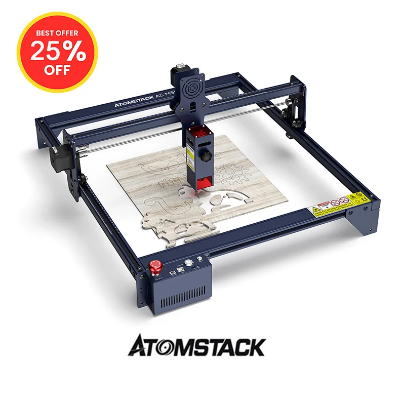 Atomstack A5 M50 CNC Laser Cutting and Engraving Machines Portable Laser Cutting Machine Metal Small Laser Engraving