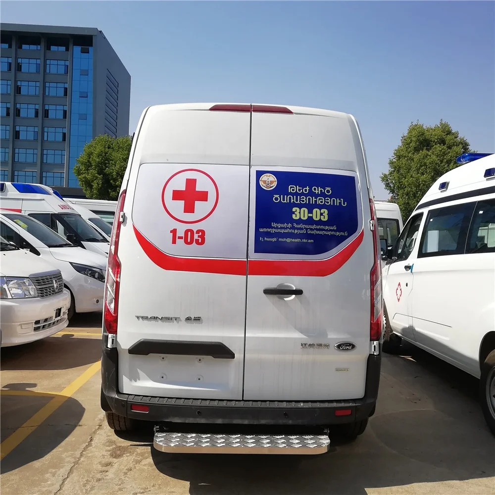 china 4 wheel negative pressure compartment patient condition monitoring ambulance car sale