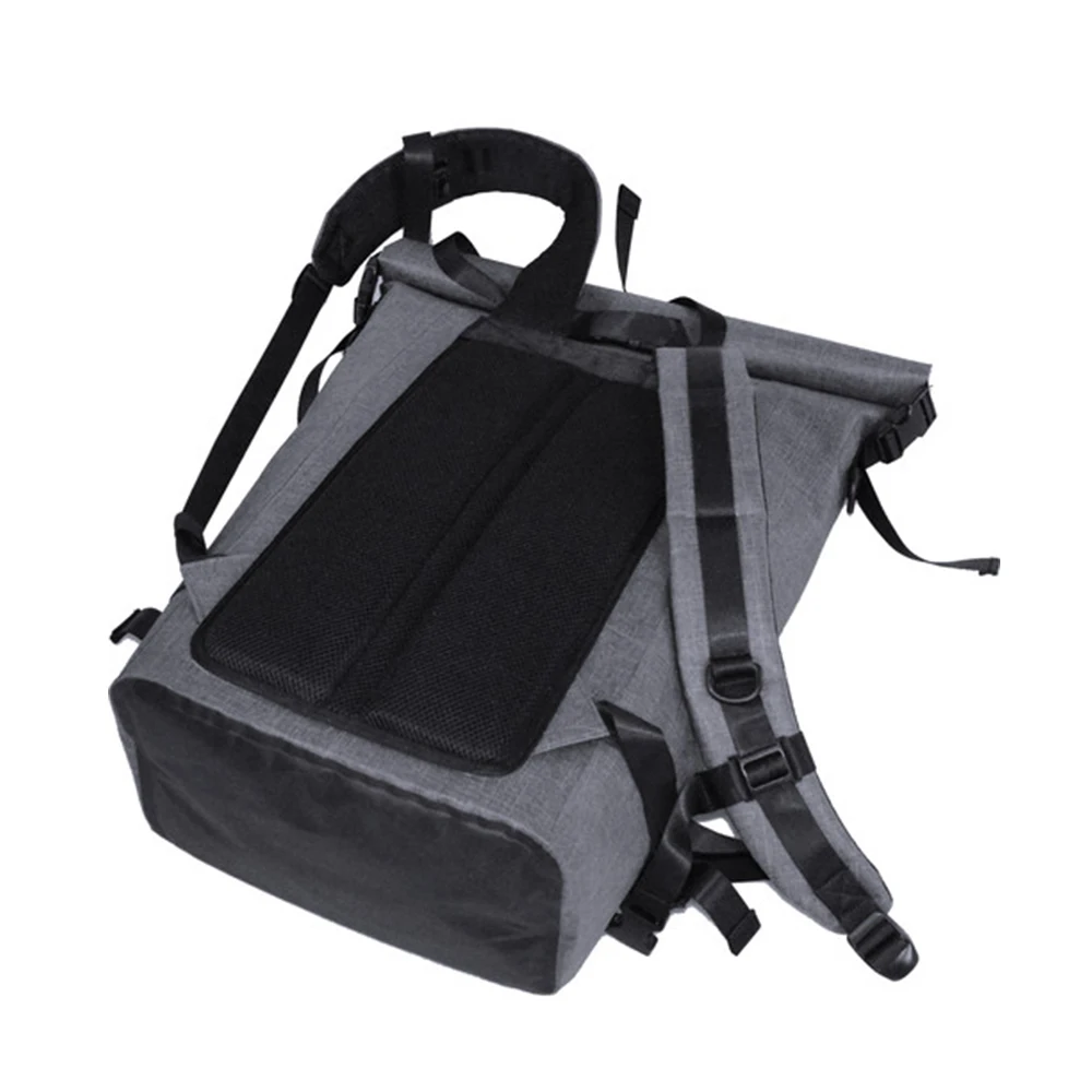 Custom color style TPU/PVC material waterproof backpack  can separate dry and wet sports outdoor travel large capacity