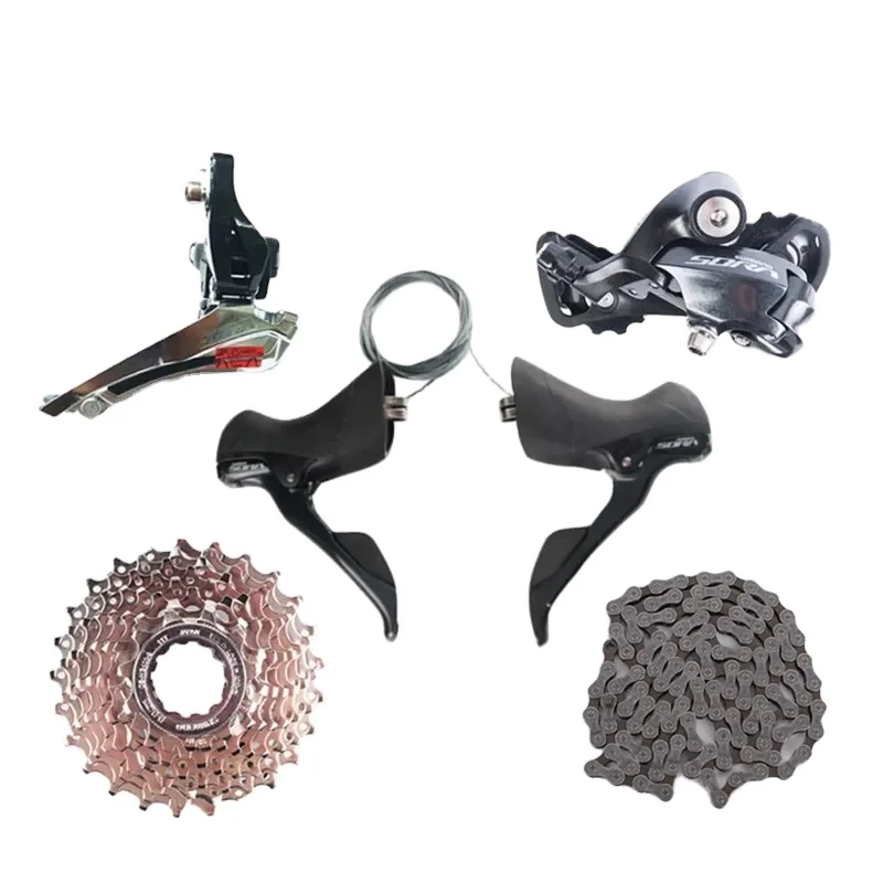 Shimano SORA R3000 2x9s Groupset Bike Shifter Front Rear Derailleur SS/GS Cassette HG400 9 Speed CN HG53 Road Bike Bicycle Set