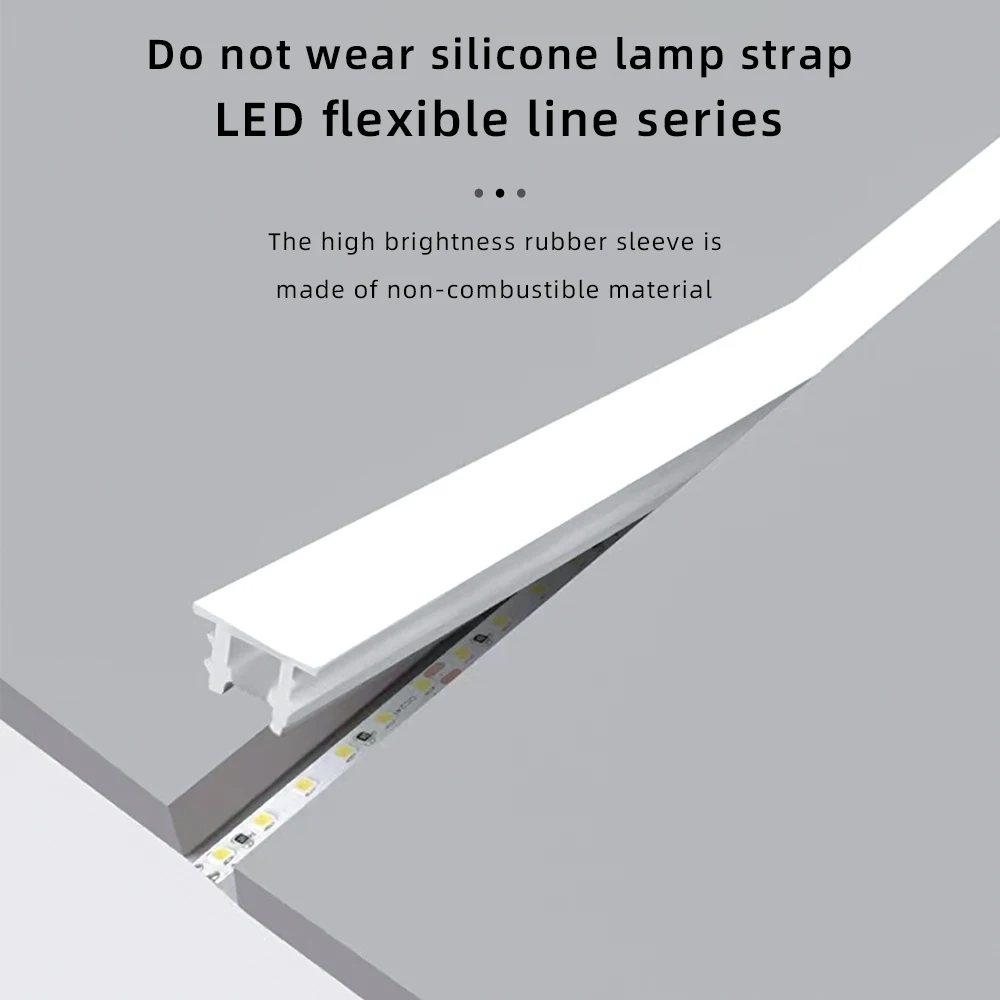 New design neon tube cover for neon light no wearing led strip silicone lampshade without led strips