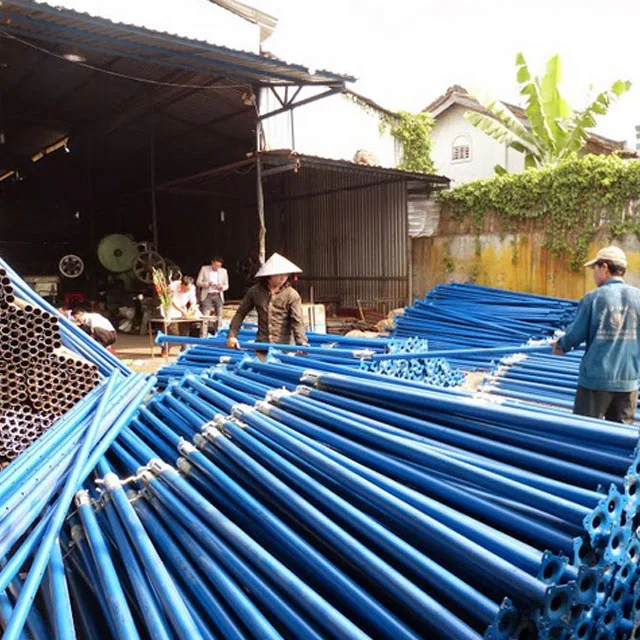 Made in Vietnam thickness 2.0mm steel acro jack scaffolding props export in Sri Lanka length size 4.5m or adjustable
