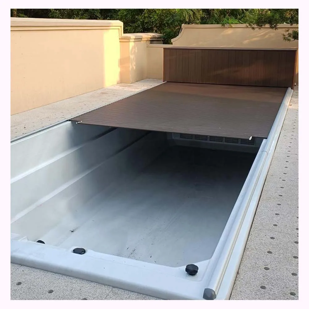 Recommended electric rolling curtain pool cover aluminum alloy foam thermal insulation UV pool cover