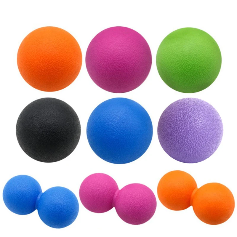 Factory Price Balls Deep Tissue Massage Peanut Massage Ball Yoga Rubber Massage Ball