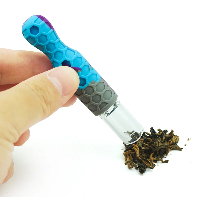 The Newest Soldier Design Silicone Smoking Accessories Tobacco Hand Pipe Glass Bowl Pipes smoking accessories Shop