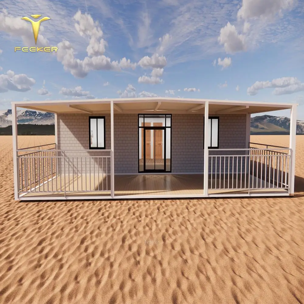 Ceramic Miniature Houses And 20ft Expandable Modular Container House