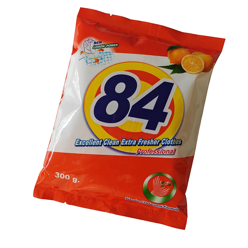 Low price wholesale mild small sachet 300g Bagged Organic baby clothes cleaning soap powder