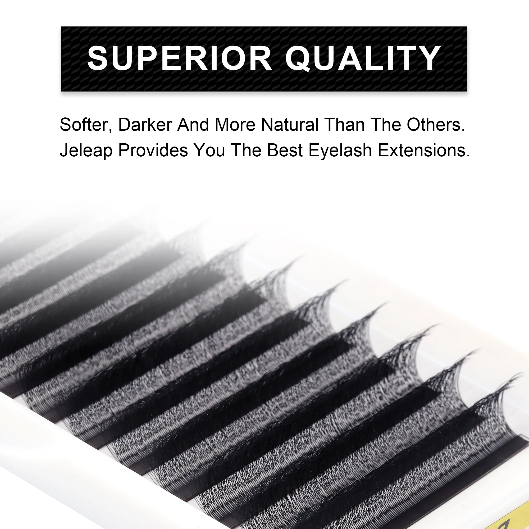 Jeleap Eyelash Extensions Individual Eyelashes Wholesale Mink Eyelash Lashes Extension Classic Extension Lash