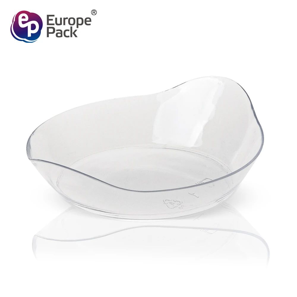 Boat Shape Dishes the clear design allows for easy visibility of the food inside while also giving an elegant look