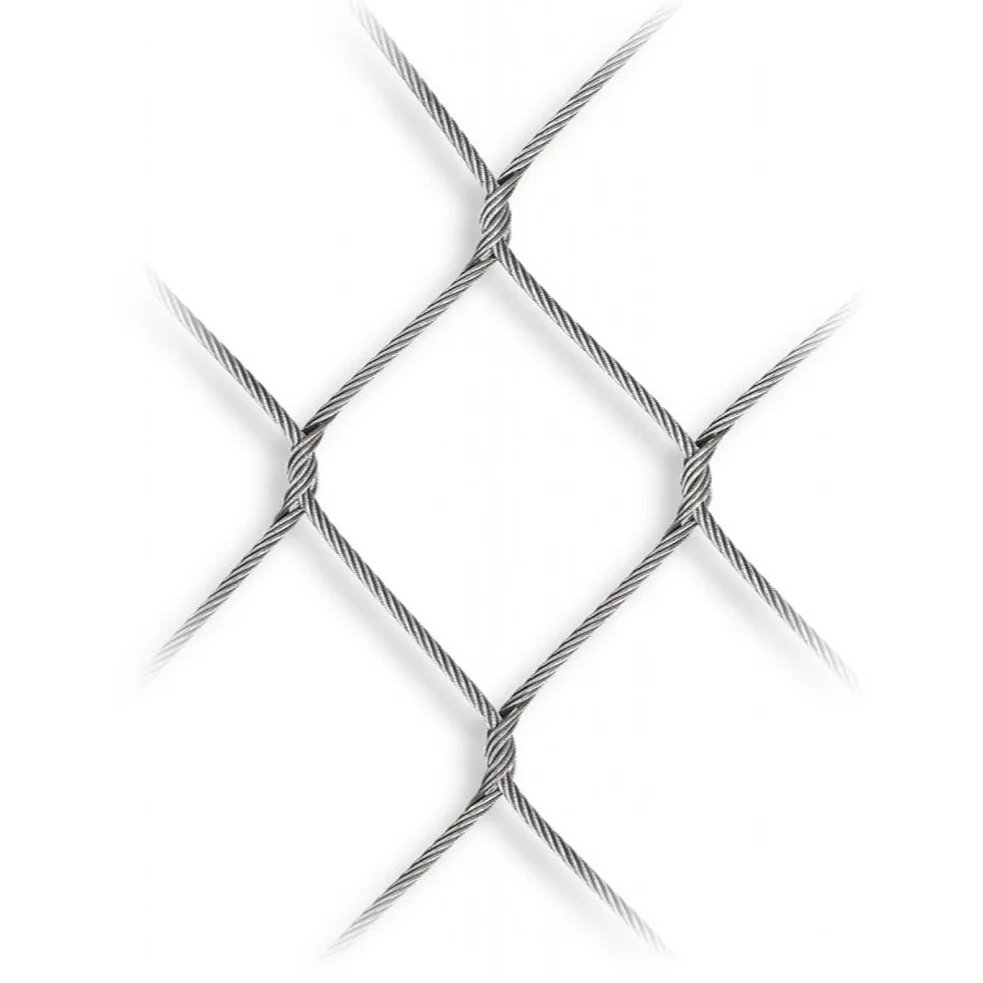 Stainless steel wire rope mesh for Large Birds Aviary Mesh