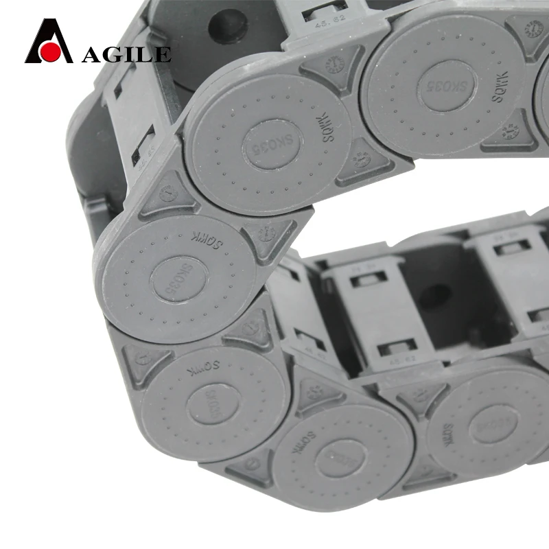 35*62 mm SK open type reinforced PA6 nylon flexible cable carrier