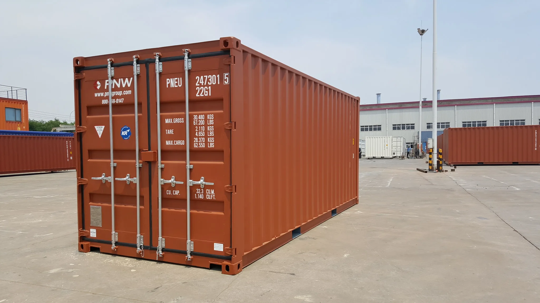 China direct selling  6 m 20 ft 12 m 40 ft container shipping container full size IOS standard container