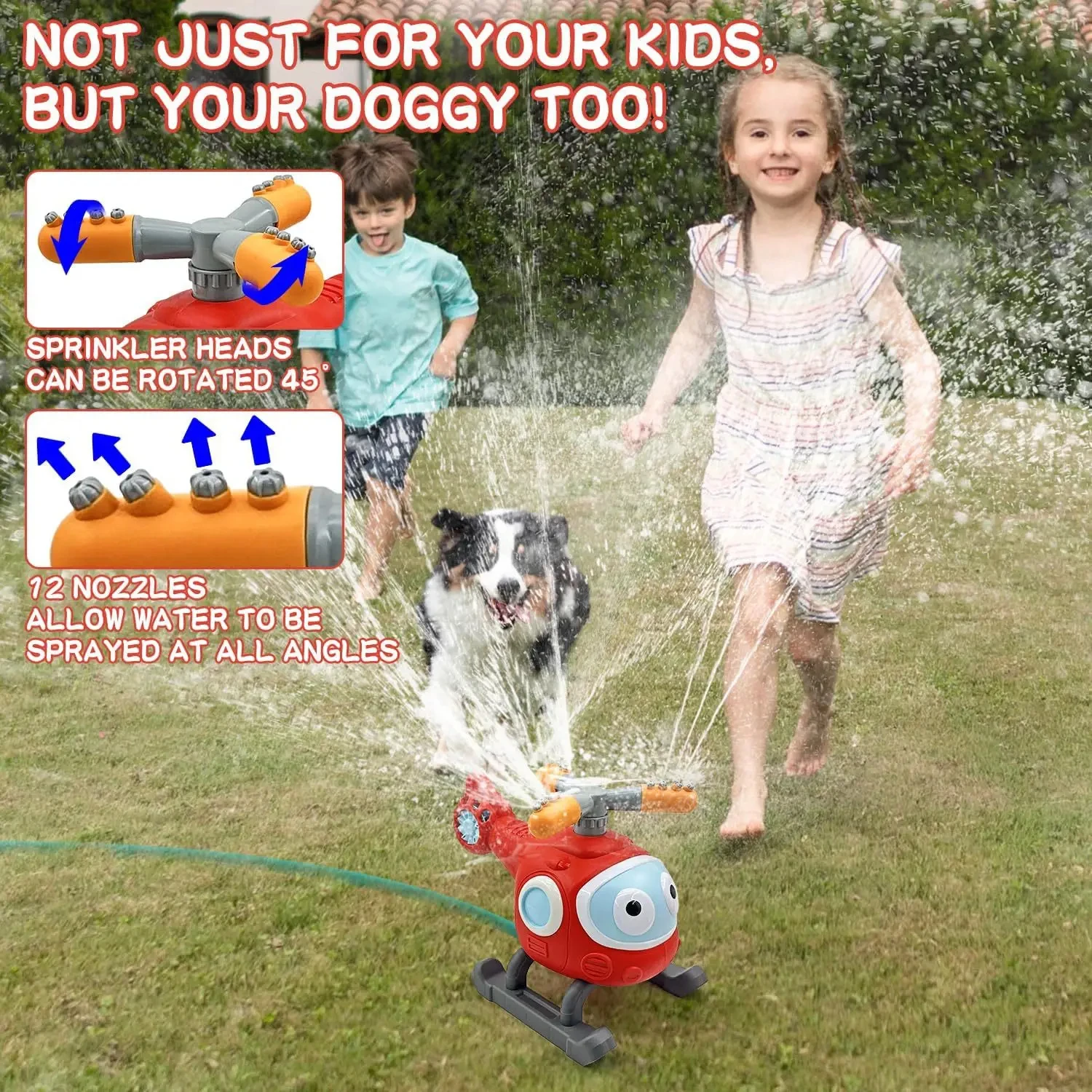Water Spray Outdoor Toy Snail Sprinkler Backyard Garden Water Toys Summer Yard Cartoon Splash Sprinkler Baby Bath Toy for Kids