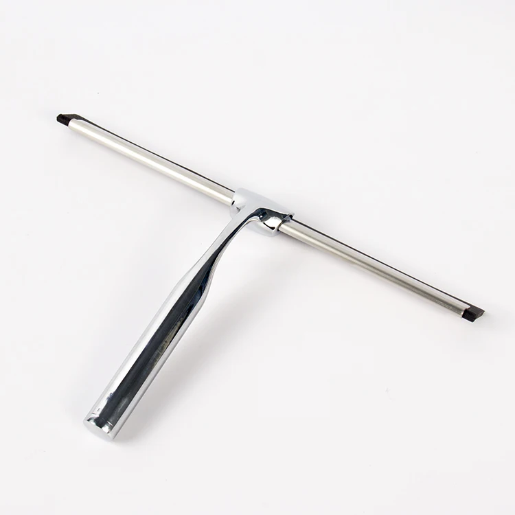 wholesale Bathroom Door Car Mirror Wiper Replacement Sticky Surface Non-Slip Stainless Steel metal cleaning squeegee