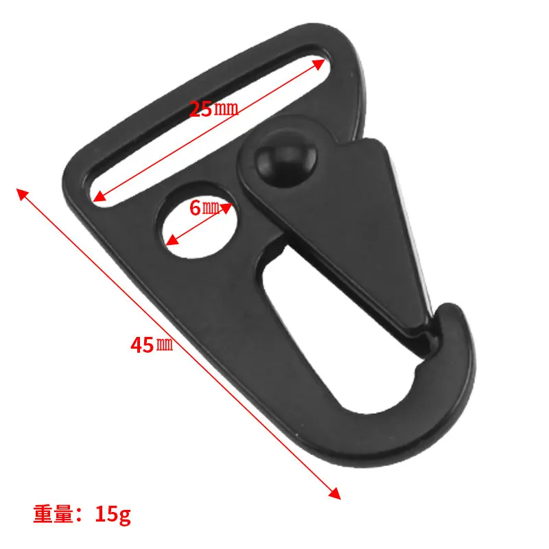 Outdoor tactical equipment nylon ribbon key buckle hook eagle beak hook belt mountaineering buckle backpack hook