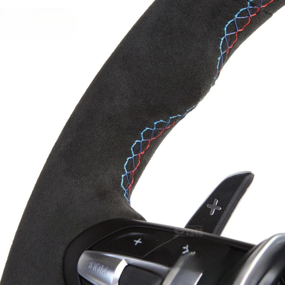 Custom Car Steering Wheel Fit For BMW M5 F10 F90 F06 F12 F13 M8 5 series GT6 Series 7 Series alcantara steering wheel assembly