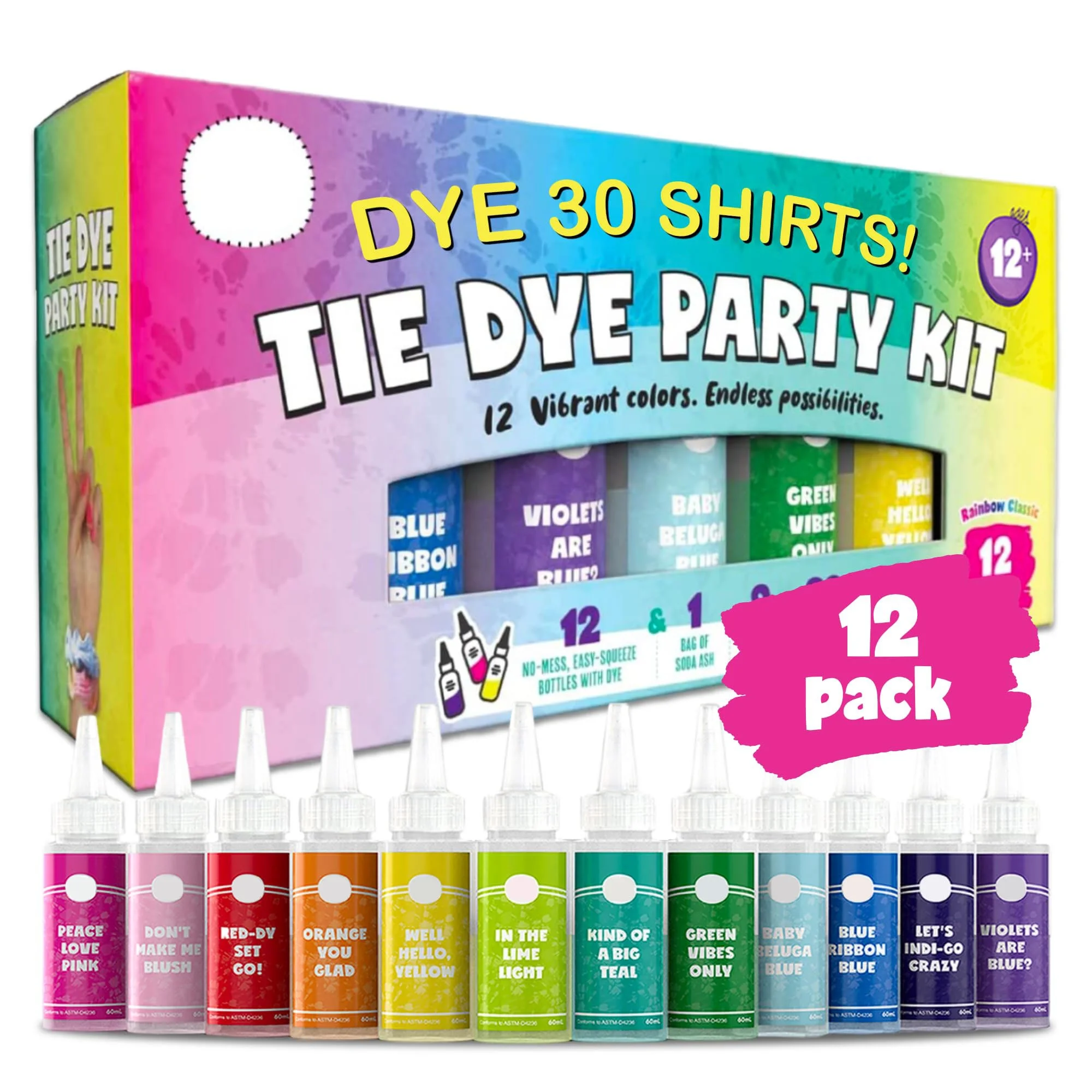 Non-toxic Wholesale Tie Dye DIY kit Paint Set