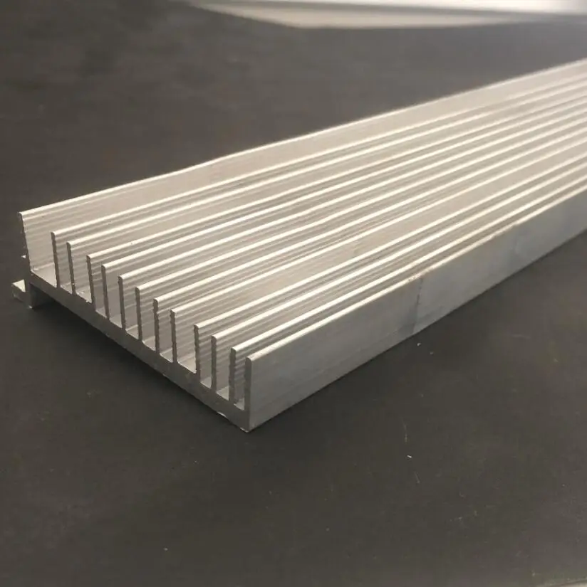 Factory price supply aluminum LED heatsink 200(W)*60(H)*10  Industrial Applications Aluminum Led Profile Heat Sink