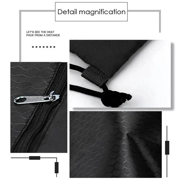 Oem Drawstring Backpack Mochila Escolar Zipper Pocket Light Bagpack Casual Sports Knapsack Oxford Waterproof Bag Draw String Bag