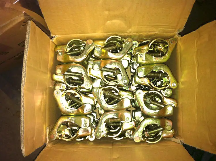 Wholesales double coupler,scaffolding steel pipe clamp fittings,formwork clamp for construction
