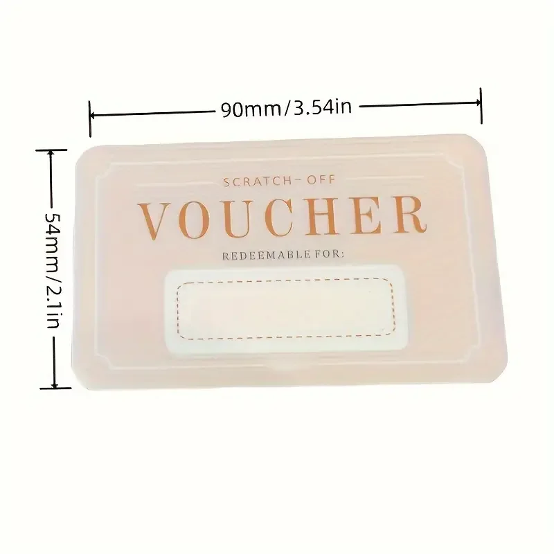 Custom creative DIY party Holiday birthday gift scratch card