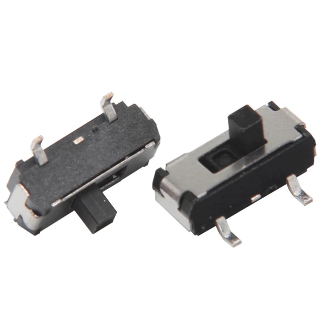 MSK43 9*3 5 мм 3 Pin мини ползунковый переключатель ВКЛ-ВЫКЛ 2 Позиции микро слайд тумблер миниатюрный вертикальный