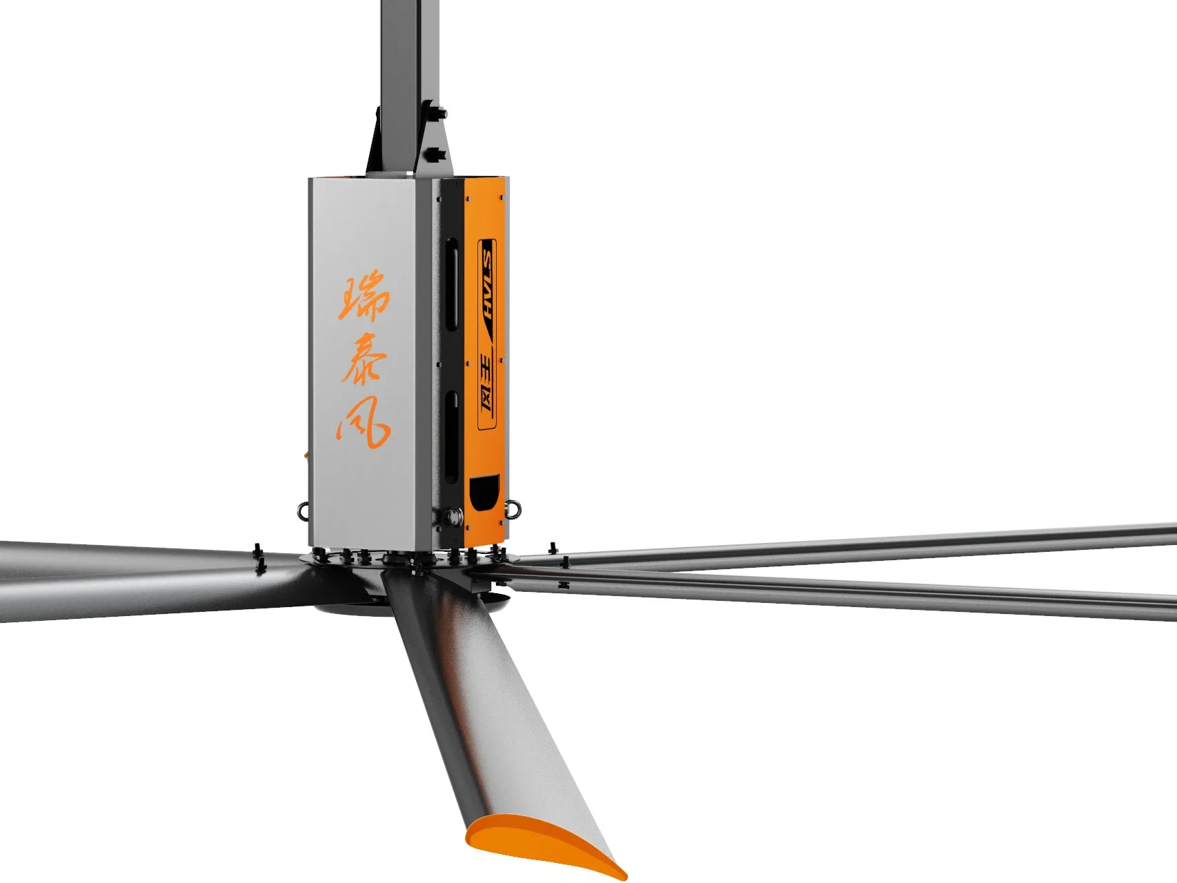 RTFANS High Quality Industrial Exhaust Fan 24ft Ventilation HVLS  fan