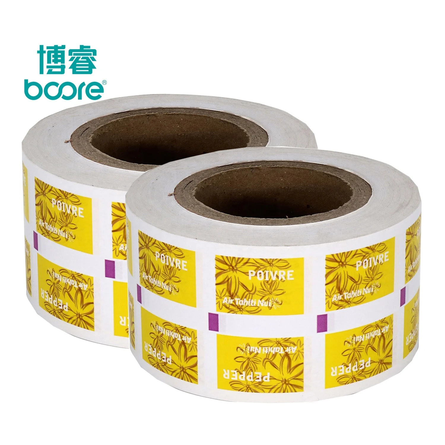 Heat sealing paper film, Food grade custom paper for sugar stick, poly coated paper roll